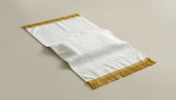 Tapis de Prière Épais et Confortable Blanc – Al-Abyad – Protection des Genoux thumbnail 1